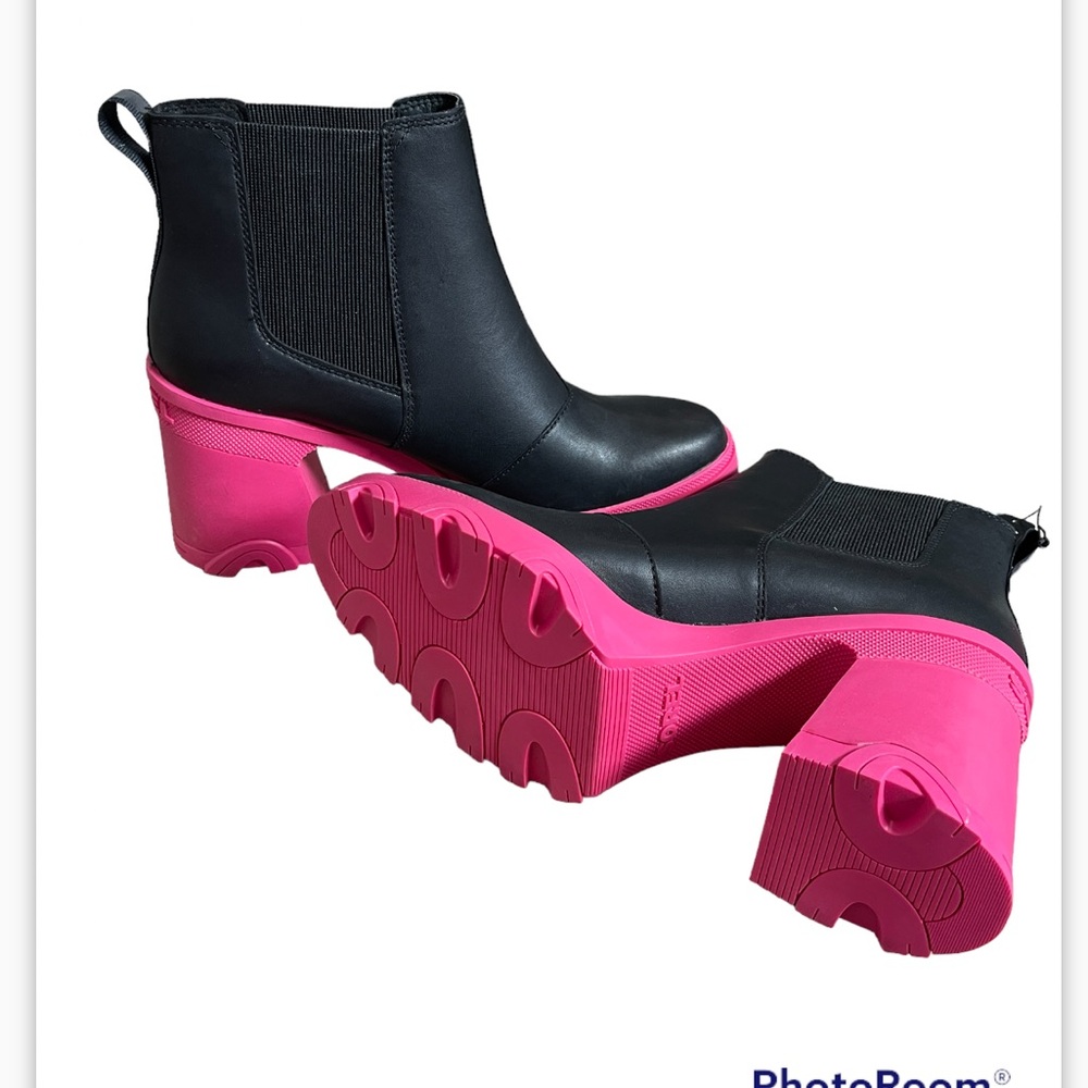 SOREL Brex™ Waterproof Platform Block Heel Chelsea Boot (Women) - NEW - Picture 3 of 9